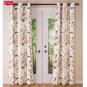 Thermalogic Insulated BellaDonna Floral Grommet-Top Curtain Pairs